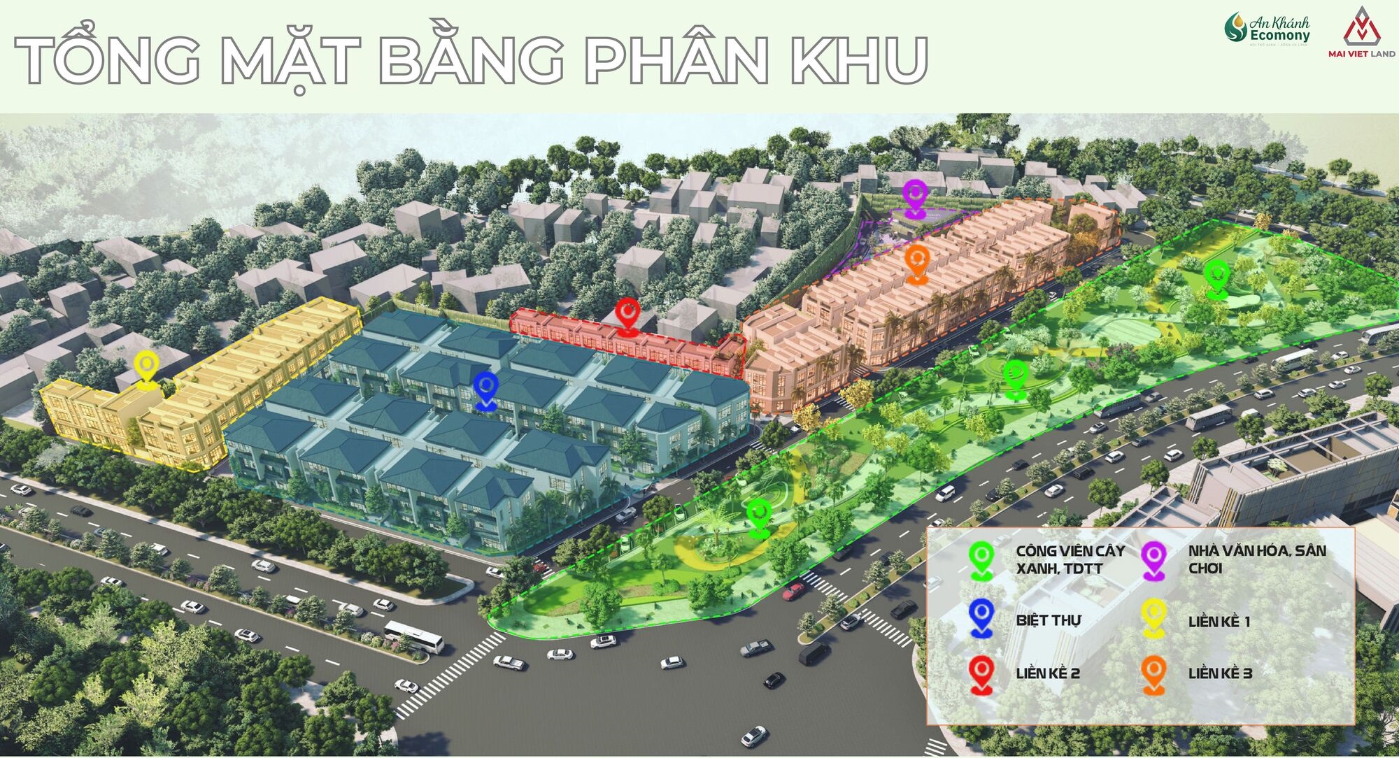 Tổng mặt bằng An Khánh Ecomony