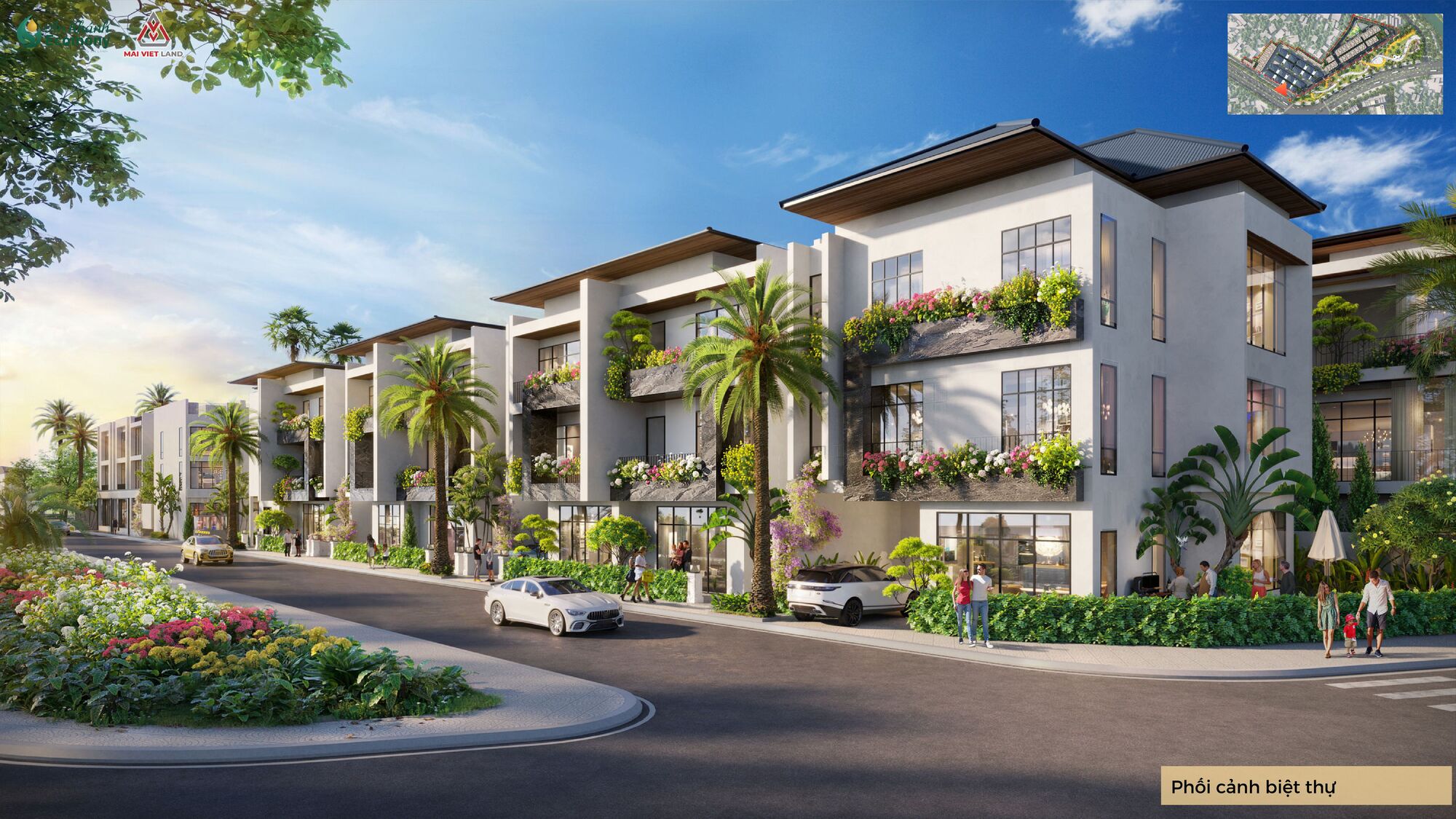 Phối cảnh biệt thự An Khánh Ecomony