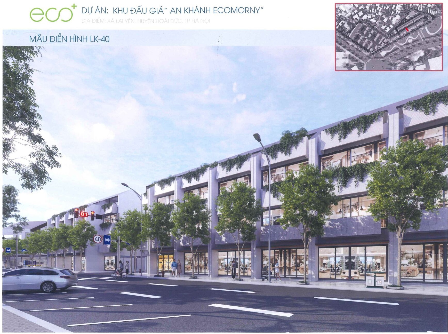 Mặt bằng An Khánh Ecomony - Thiết kế thông minh kiến tạo không gian sống lý tưởng 28 Phối cảnh liền kề An Khánh Ecomony