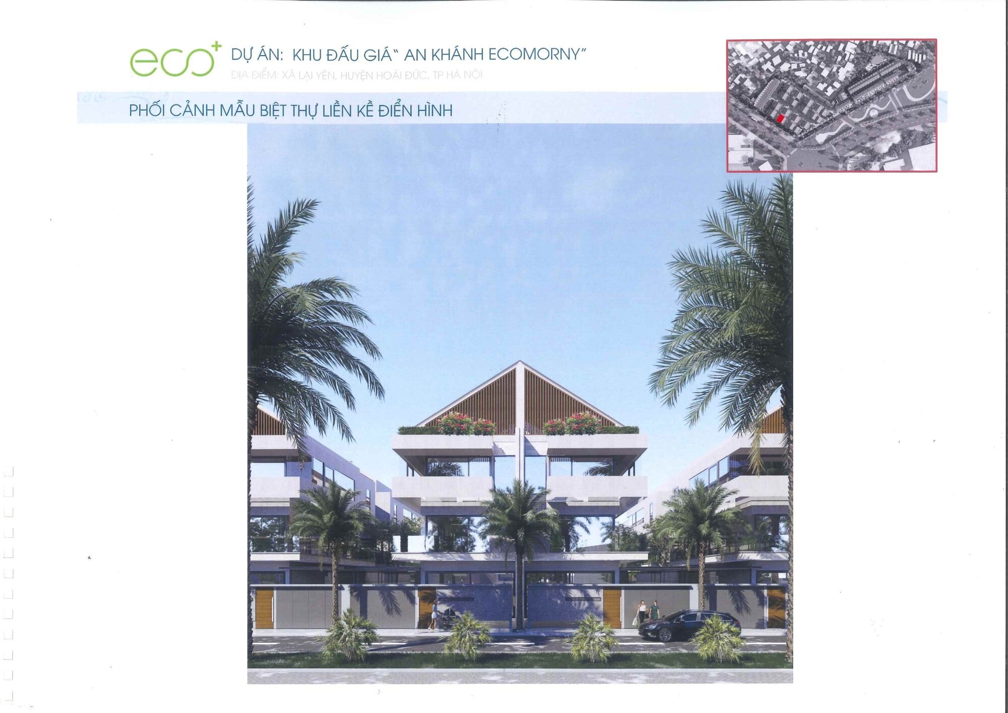 Mặt bằng An Khánh Ecomony - Thiết kế thông minh kiến tạo không gian sống lý tưởng 33 Phối cảnh biệt thự An Khánh Ecomony